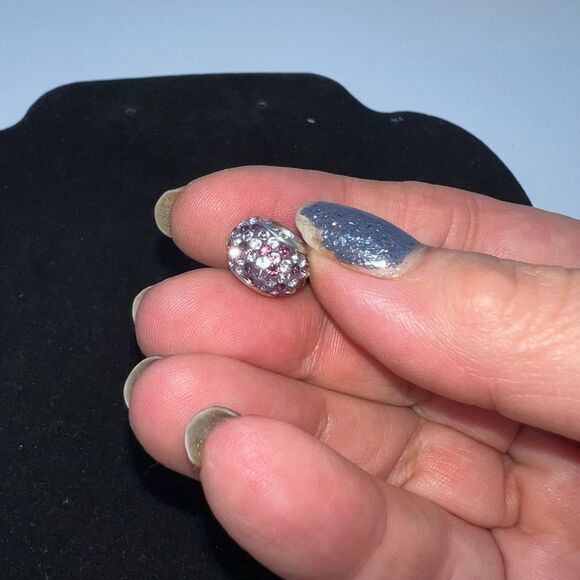 Kays Sterling and Swarovski Clear Stone Bead Charm - Picture 6 of 6